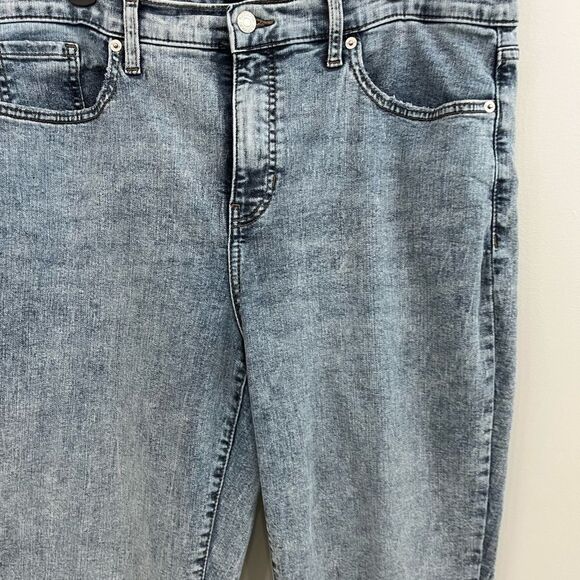 Banana Republic High Rise Slim Jeans Light Wash Acid 12/31 - Picture 4 of 7